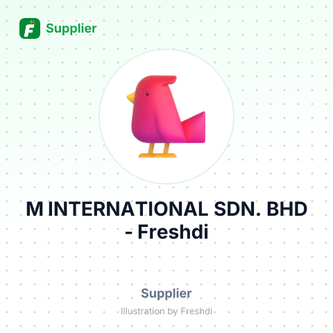 M INTERNATIONAL SDN. BHD – summary card, no photo uploaded yet
