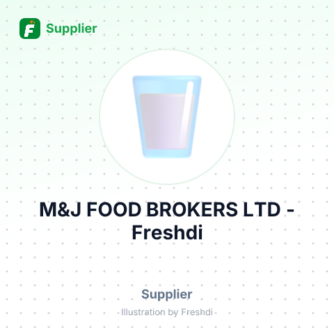 M&J FOOD BROKERS LTD – summary card, no photo uploaded yet