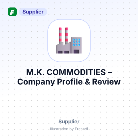 M.K. COMMODITIES – summary card, no photo uploaded yet