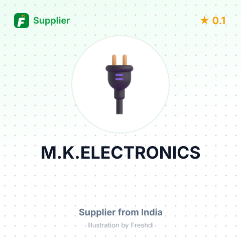 M.K.ELECTRONICS – summary card, no photo uploaded yet