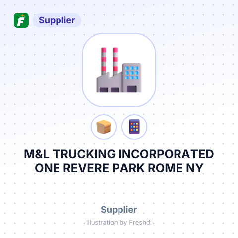 M&L TRUCKING INCORPORATED ONE REVERE PARK ROME NY – summary card, no photo uploaded yet