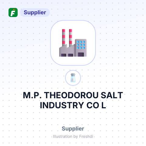M.P. THEODOROU SALT INDUSTRY CO L – summary card, no photo uploaded yet