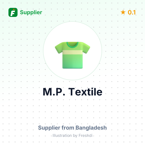 M.P. Textile – summary card, no photo uploaded yet