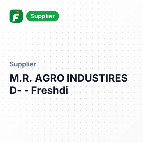 M.R. AGRO INDUSTIRES D- – summary card, no photo uploaded yet