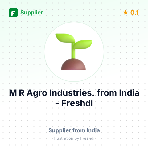 M R Agro Industries.  – summary card, no photo uploaded yet