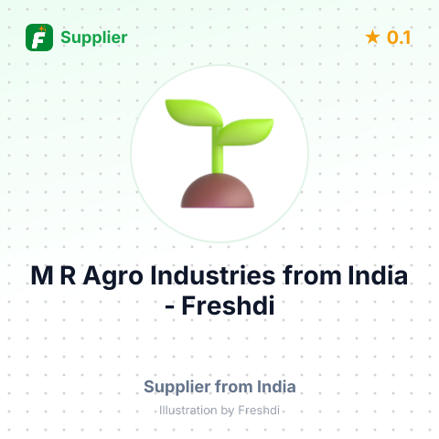 M R Agro Industries  – summary card, no photo uploaded yet