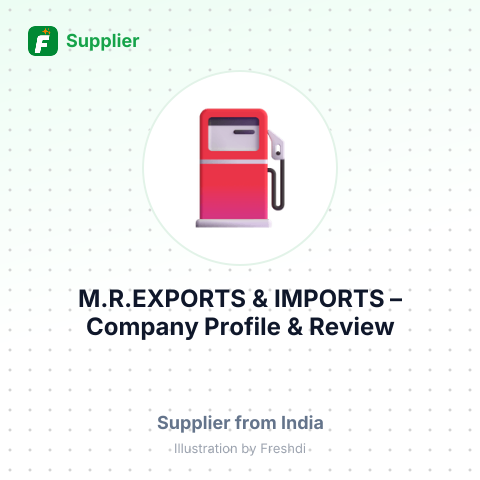 M.R.EXPORTS & IMPORTS – summary card, no photo uploaded yet