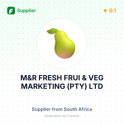 M&R FRESH FRUI & VEG MARKETING (PTY) LTD – summary card, no photo uploaded yet