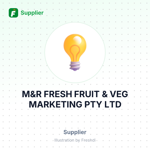 M&R FRESH FRUIT & VEG MARKETING PTY LTD – summary card, no photo uploaded yet