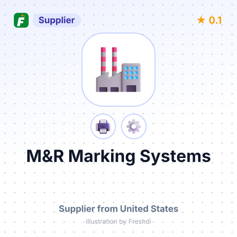 M&R Marking Systems – summary card, no photo uploaded yet