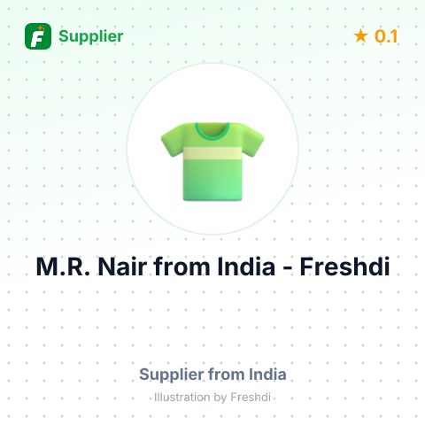 M.R. Nair  – summary card, no photo uploaded yet