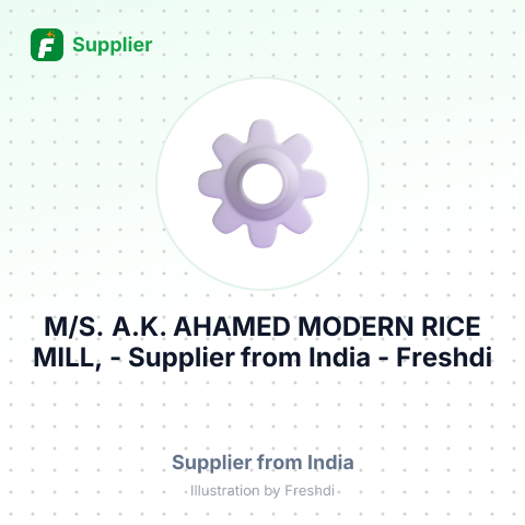M/S. A.K. AHAMED MODERN RICE MILL, – summary card, no photo uploaded yet