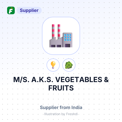 M/S. A.K.S.  VEGETABLES & FRUITS – summary card, no photo uploaded yet
