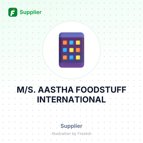 M/S. AASTHA FOODSTUFF INTERNATIONAL – summary card, no photo uploaded yet