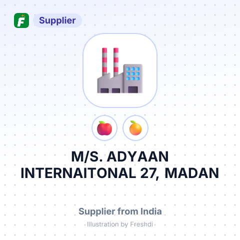 M/S. ADYAAN INTERNAITONAL 27, MADAN – summary card, no photo uploaded yet