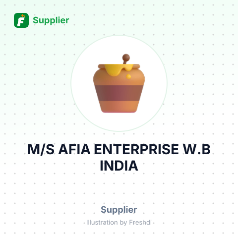 M/S AFIA ENTERPRISE W.B INDIA – summary card, no photo uploaded yet