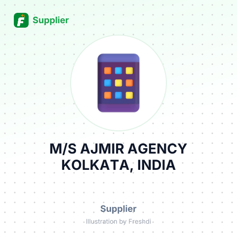 M/S AJMIR AGENCY KOLKATA, INDIA – summary card, no photo uploaded yet
