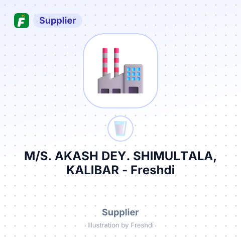 M/S. AKASH DEY. SHIMULTALA, KALIBAR – summary card, no photo uploaded yet