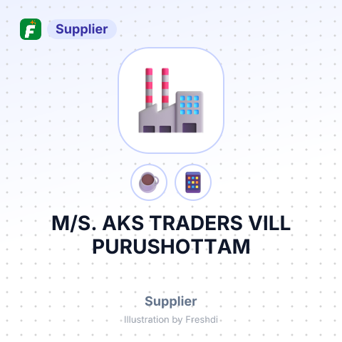 M/S. AKS TRADERS VILL PURUSHOTTAM – summary card, no photo uploaded yet