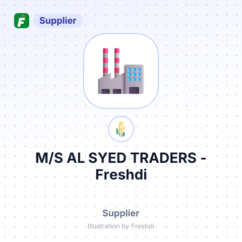 M/S AL SYED TRADERS – summary card, no photo uploaded yet
