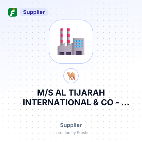 M/S AL TIJARAH INTERNATIONAL & CO – summary card, no photo uploaded yet