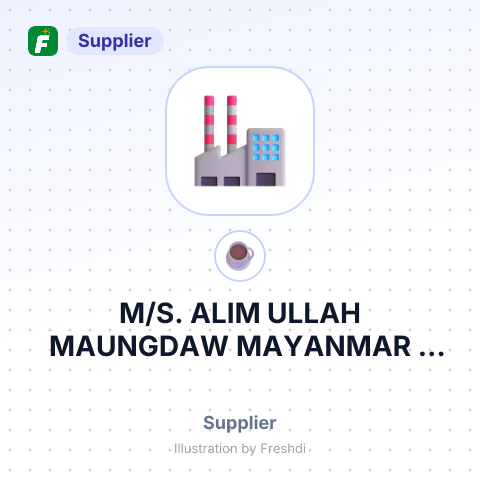 M/S. ALIM ULLAH MAUNGDAW MAYANMAR – summary card, no photo uploaded yet