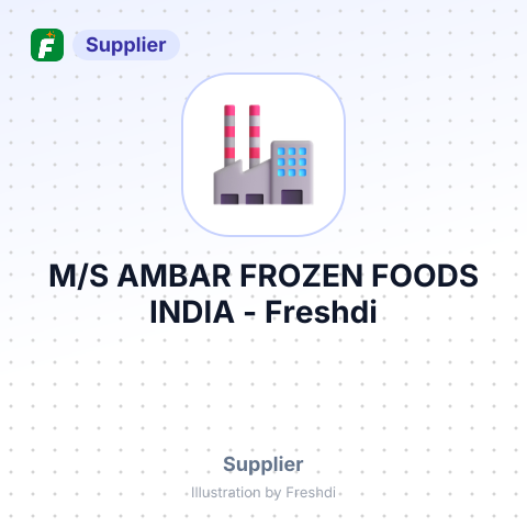M/S AMBAR FROZEN FOODS INDIA – summary card, no photo uploaded yet