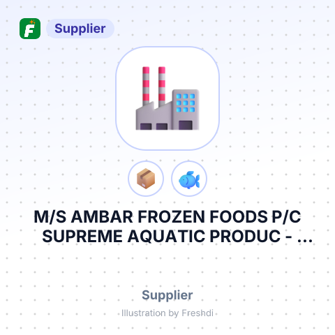 M/S AMBAR FROZEN FOODS P/C SUPREME AQUATIC PRODUC – summary card, no photo uploaded yet
