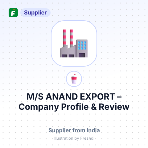 M/S ANAND EXPORT – summary card, no photo uploaded yet