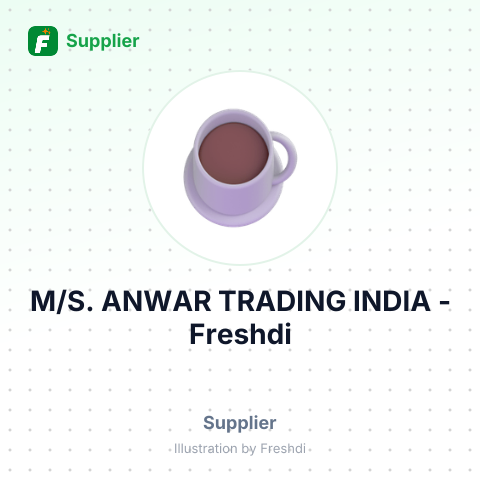 M/S. ANWAR TRADING INDIA – summary card, no photo uploaded yet