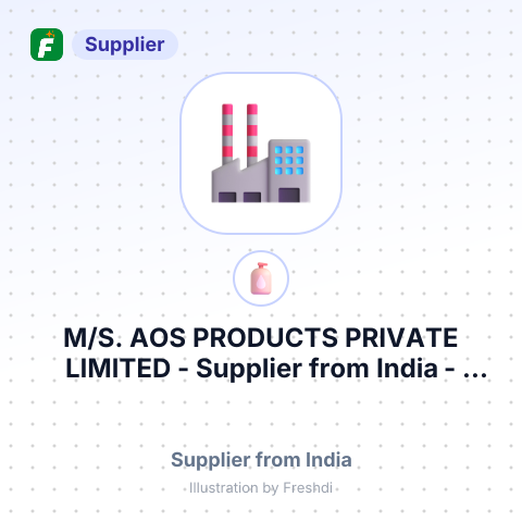 M/S. AOS PRODUCTS PRIVATE LIMITED – summary card, no photo uploaded yet