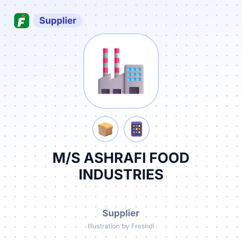 M/S ASHRAFI FOOD INDUSTRIES – summary card, no photo uploaded yet