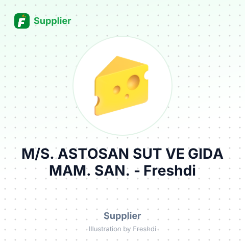 M/S. ASTOSAN SUT VE GIDA MAM. SAN. – summary card, no photo uploaded yet