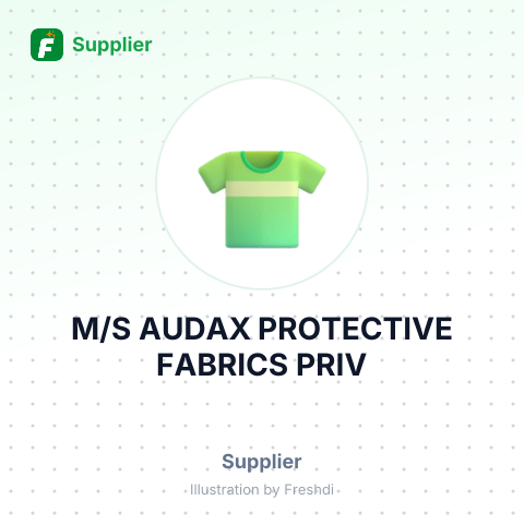 M/S AUDAX PROTECTIVE FABRICS PRIV – summary card, no photo uploaded yet