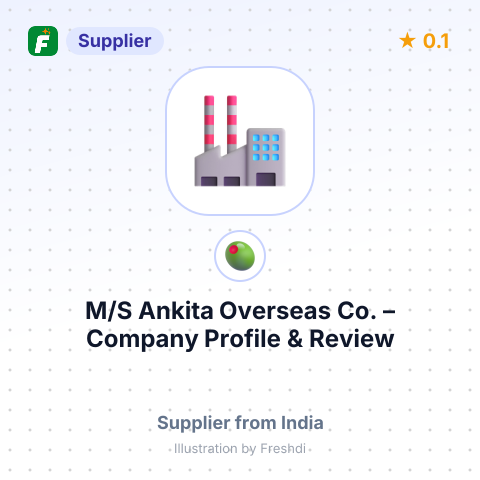 M/S Ankita Overseas Co. – summary card, no photo uploaded yet