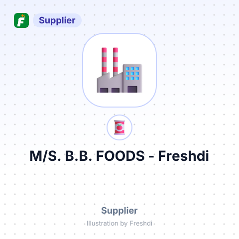 M/S. B.B. FOODS – summary card, no photo uploaded yet