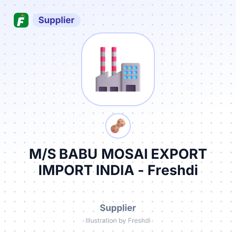 M/S BABU MOSAI EXPORT IMPORT INDIA – summary card, no photo uploaded yet
