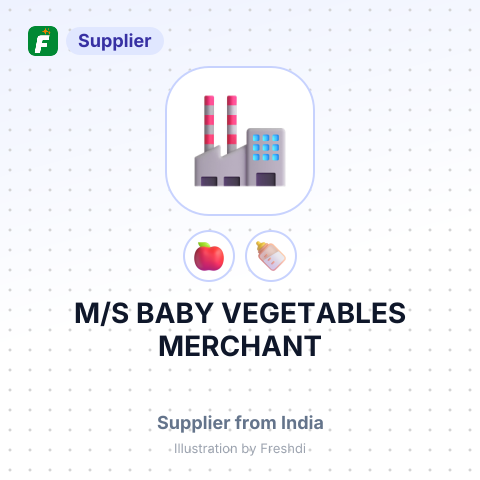 M/S BABY VEGETABLES MERCHANT – summary card, no photo uploaded yet