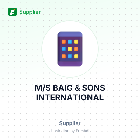 M/S BAIG & SONS INTERNATIONAL – summary card, no photo uploaded yet