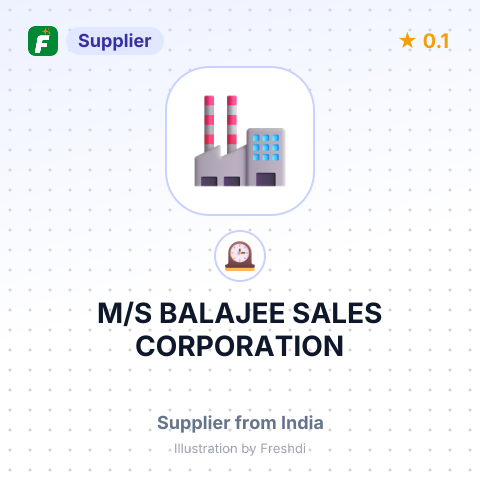 M/S BALAJEE SALES CORPORATION – summary card, no photo uploaded yet