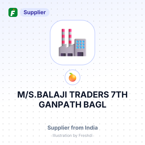 M/S.BALAJI TRADERS 7TH GANPATH BAGL – summary card, no photo uploaded yet