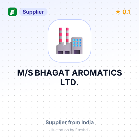 M/S BHAGAT AROMATICS LTD. – summary card, no photo uploaded yet