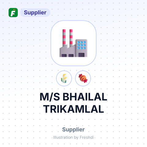 M/S BHAILAL TRIKAMLAL – summary card, no photo uploaded yet