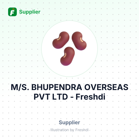 M/S. BHUPENDRA OVERSEAS PVT LTD – summary card, no photo uploaded yet
