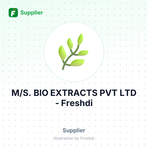 M/S. BIO EXTRACTS PVT LTD – summary card, no photo uploaded yet