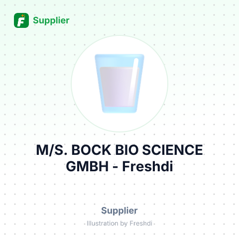 M/S. BOCK BIO SCIENCE GMBH – summary card, no photo uploaded yet