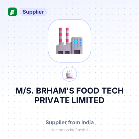 M/S. BRHAM'S FOOD TECH PRIVATE LIMITED – summary card, no photo uploaded yet