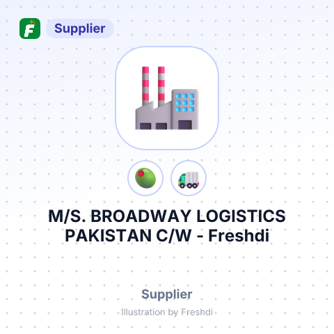 M/S. BROADWAY LOGISTICS PAKISTAN C/W – summary card, no photo uploaded yet