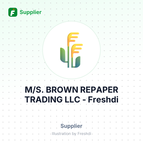M/S. BROWN REPAPER TRADING LLC – summary card, no photo uploaded yet