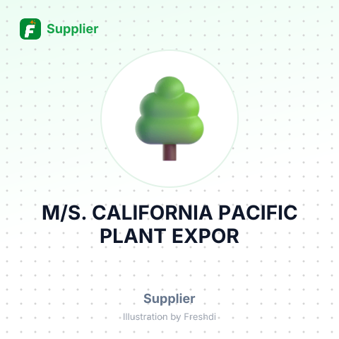 M/S. CALIFORNIA PACIFIC PLANT EXPOR – summary card, no photo uploaded yet